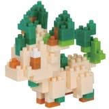 Folipurba Leafeon Phyllali  - Pokémon // Mini series NANOBLOCK - NBPM-071