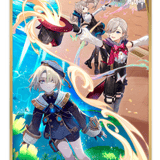 Freminet, Lyney & Lynette - Genshin Impact (As Light Rain Falls Without Reason) - Shikishi - miHoYo