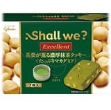 Shall We? - Matcha-Kekse - Glico (85g Box)