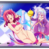 Shiro & Stephanie - Wallscroll - No Game No Life