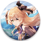 Fischl - Chara Tin Badge - Genshin Impact - miHoYo