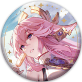 Yae Miko - Genshin Impact - Button (Anecdote Series) - miHoYo