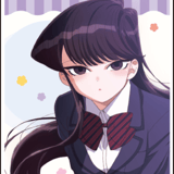Komi Can't Communicate - Smartphone Stand / Character Stand (Key Visual Design) - A3