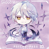 Shogo Makishima - Psycho-Pass - Mini Towel (Chara Deru Art) - CS. Front