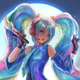 Hatsune Miku - Miku Expo 2024 - Postcard - DarkTownArt