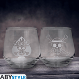 Ruffy & Ace - One Piece - 2 Gläser Set - AbyStyle