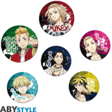 Tokyo Revengers - Button Set (Toman Gang) - AbyStyle