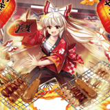 Fujiwara no Mokou - Touhou Lost Word - Acrylaufsteller - A3