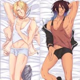 Lucy & Noah - Manga: L.A Waves - Double-Sided Dakimakura Pillowcase (150 x 50cm) - by Pengu