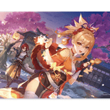 Yoimiya & Heizou - Genshin Impact Summer Fantasia - Mousepad /Spielmatte - miHoYo