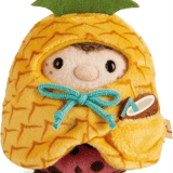Ladybug Dozz - mymochi - plush (with coconut & pineapple costume in gift box) (8cm) 