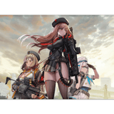 Rapi, Anis & Neon (standing) -  Goddess of Victory: Nikke - Mousepad (80 x 40 cm)- Sakami