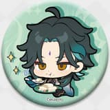 Xiao  - Genshin Impact -  Chibi Stickers Glossy Badge - miHoYo
