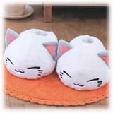 Nemu Neko Hausschuhe - weiß