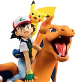 Ash Ketchum mit Pikachu und Glurak - Megahouse G.E.M. Series