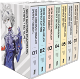 Neon Genesis Evangelion - Perfect Edition - Carlsen - Volumes 1-7 in a slipcase with extras