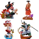 Set (4 Figures) - One Piece Log Box Re: Birth - Wanokuni Vol. 3 - Megahouse - Re-Release