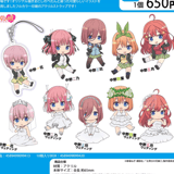 Random Selection - The Quintessential Quintuplets Season 2 - Acrylic Keychain (Petanko Trading Acrylic Strap) - Penguin Parade