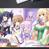 Neptune, Noir, Nepgear, Blanc & Vert - Desk Mat / Playmat - Hyperdimension Neptunia - 80643