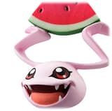 Koromon mit Wassermelone - Koro Colle / Digi Colle Special Edition