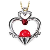 Garnet Orb - Talisman - Die-Cast Charm