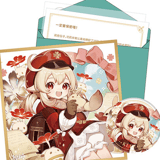 Klee - Geburtstagkarte Set - Button, Shikishi, Aufkleber und Brief (Chinesisch) -Genshin Impact - miHoYo