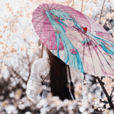 Hatsune Miku - japanese Paper Parasol - Sakami