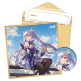 Keqing - Birthday Card Set - Can Badge, Shikishi, Sticker and Message Card (Chinese) - Genshin Impact Destined Day - miHoYo