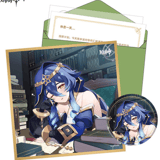 Layla - Geburtstagkarte Set - Button, Shikishi, Aufkleber und Brief (Chinesisch) - Genshin Impact - Destined Day - miHoYo