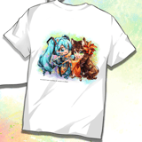 Hatsune Miku - Miku Expo 2024 - T-Shirt - Size M (Hatsune Miku x Figu-Chan Chibis) - Nashi