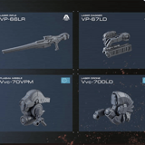 Armored Core VI Fires of Rubicon - 30 Minutes Missions - Weapon Set 01 - Model Kit - Bandai Spirits