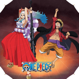 Monkey D. Luffy & Yamato - Parasol - Sakami