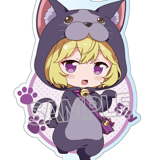 Ellie - Ms. Vampire Who lives in my Neighborhood - Acrylic Keychain (Kigurumi Cosplay Party) - Matsumoto Shoji