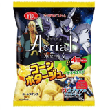 Japanische Mais-Chips - Meersalz - Gundam Collab Package: Aerial Corn Potage - YBC - 65 g