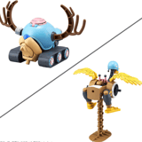 Chopper Robo No. 1 & 2 - Chopper Tankk & Chopper Wing - One Piece - Model Kit - Bandai Spirits