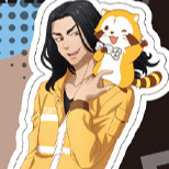 Keisuke Baji - Tokyo Revengers x Rascal the Raccoon - Acrylaufsteller - Chugai Mining