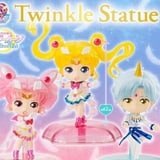 Super Sailor Moon, Super Sailor Chibi Moon und Helios - Twinkle Statue Set