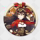 Amber - Genshin Impact - Mondstadt Series Chara Can Badge