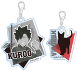 Tetsuro Kuroo - Haikyu!! - Doppel Acryl Schlüsselanhänger (Acrymmetry Vol. 3) - Takaratomy Arts