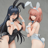 Black Bunny Aoi & White Bunny Natsume - Ikomochi Original - Ensoutoys