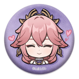 Yae Miko Chibi Ver. - Button - Genshin Impact - miHoYo