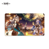 Ganyu, Shenhe und Xiao - Firework - Mousepad /Spielmatte - Genshin Impact - miHoYo