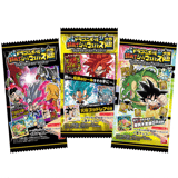 Schokoladen Waffeln mit Sammelsticker - Dragon Ball Super Warrior Seal Wafer Super Ultimate Sparking!!! - Bandai - 14 g