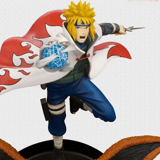 Minato Namikaze Vs Nine Tailed Fox - Wall Statue - Espada Art