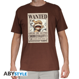 Wanted Ruffy - Men's T-Shirt - M - AbyStyle