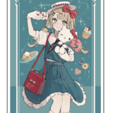 Akakura x Sanrio Characters 03 Hello Kitty (Original Illustration) - Acrylaufsteller - A3