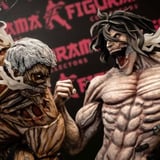 Eren vs Armored Titan – Statue Élite Exclusive – Attack on Titan – Figurama