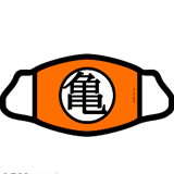 DBZ/ Kame Symbol Stoffmaske - Dagon Ball - AbyStyle