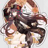 Hu Tao - Genshin Impact - Liyue Harbor Series Chara Acrylic Stand / Acrylaufsteller