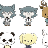 Set (6 Figuren) - Beastars Chokorin Mascot Series - Megahouse